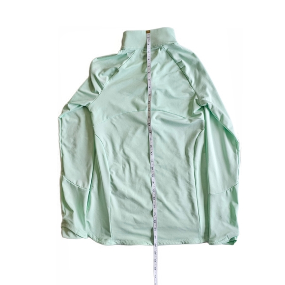 Under Armour Coldgear Light Green Athletic Fitted Pullover - Picture 11 of 16